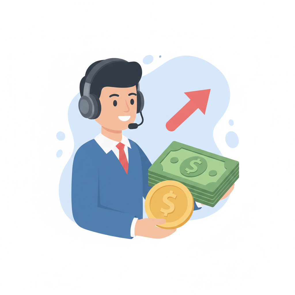 Uma mão segurando uma seta ou um relâmpago, com um cifrão de dinheiro (R$) no ponto. O fundo é um alvo (target) que a seta está prestes a acertar. Foco em velocidade e objetivo.